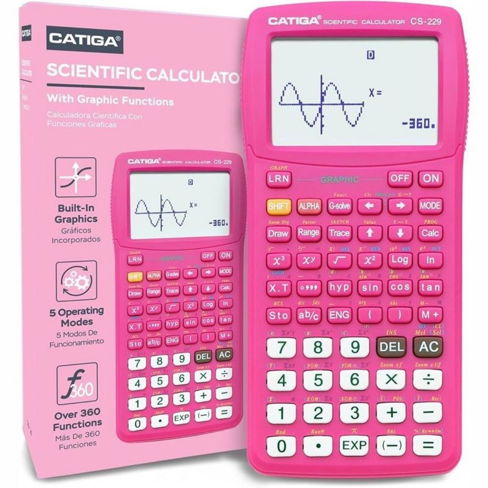 CATIGA CS229 Scientific Calculator with Graphics Functions, Multiple Modes
